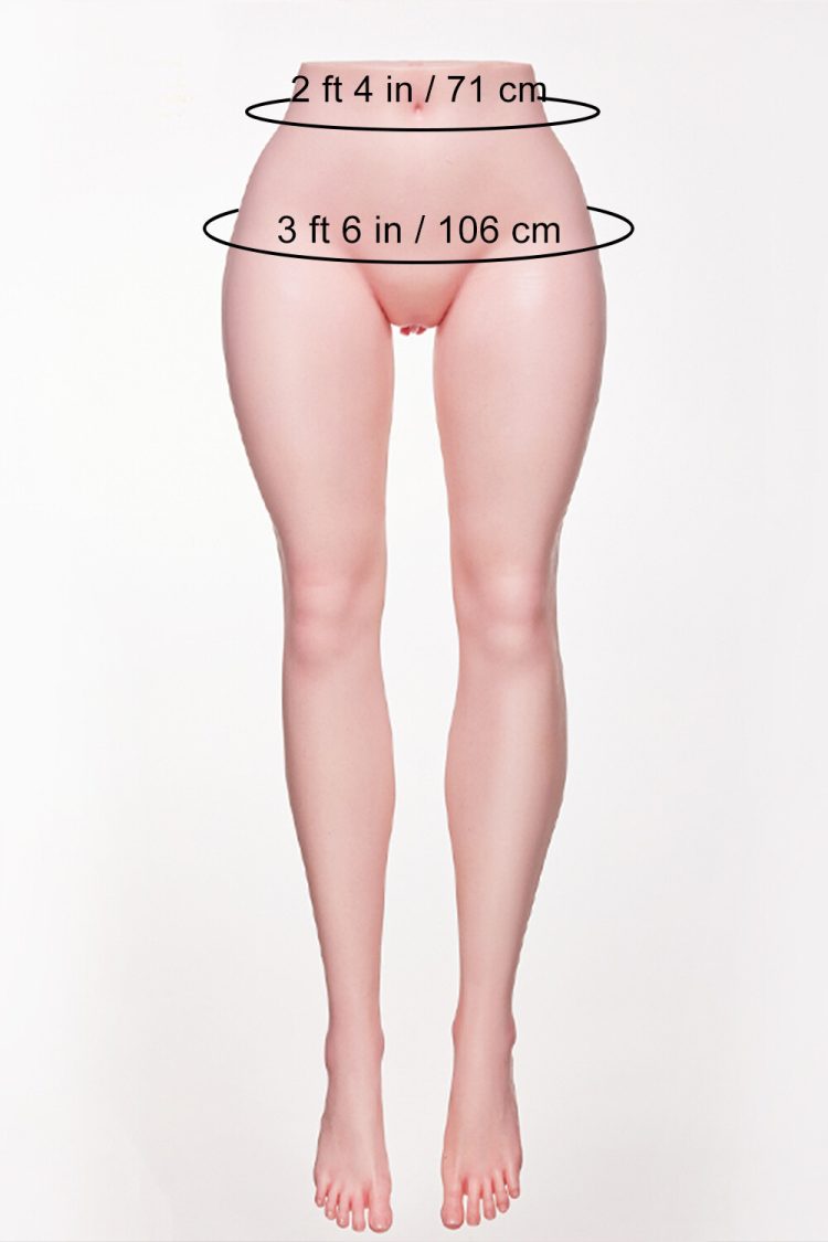 Sigafun 104cm/3ft5 55.1LB Silikon Sex Puppe Beine bei rosemarydoll