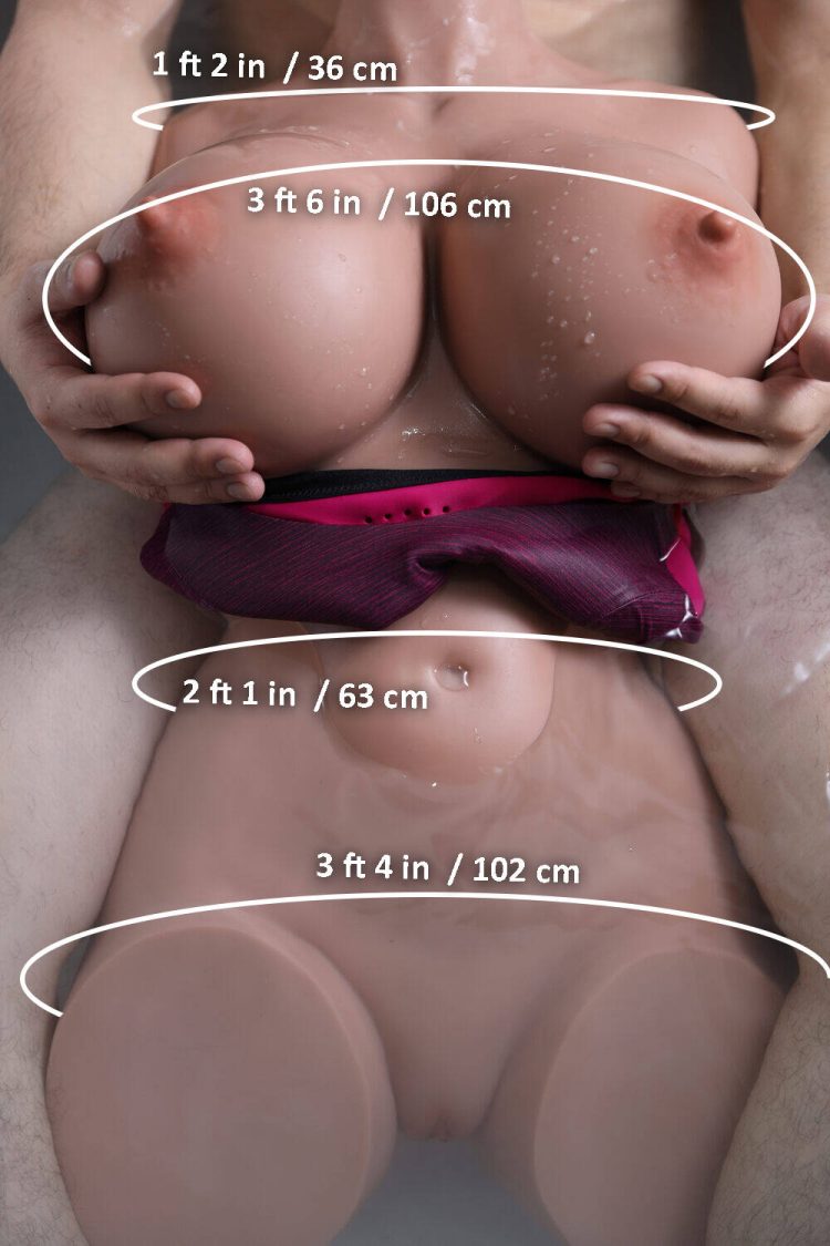 Climax 75cm/2ft6 67.2LB TPE Big Boobs Sex Doll Torso bei rosemarydoll