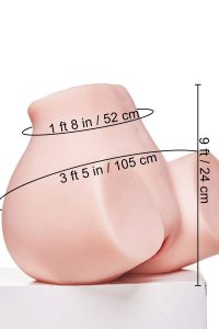 Sigafun 24cm/9in 20LB TPE Big Ass Masturbator at rosemarydoll