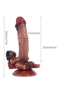 Sigafun 15.6cm/6in 0.91LB Silicone Torso Dildo at rosemarydoll
