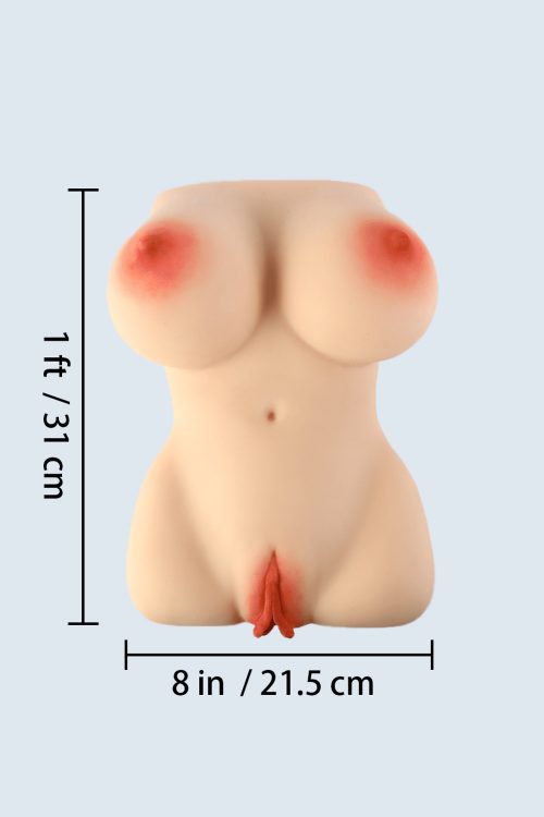 Jarliet 31cm1ft 9.5LB TPE Mini Sex Doll Torso at rosemarydoll
