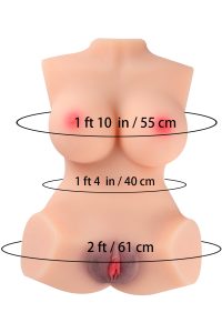 AiYuan 35cm1ft2 11.4LB TPE Mini Sex Doll Torso at rosemarydoll