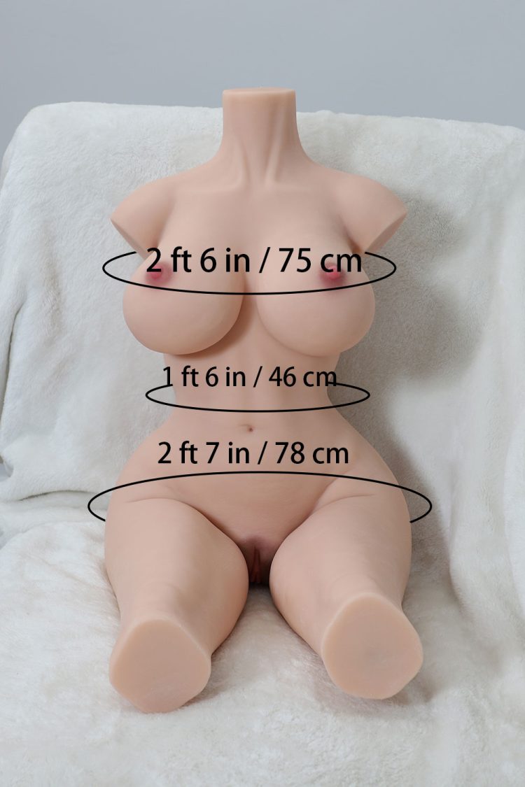 Wanyi 81cm/2ft8 37.4LB TPE Life-size Sex Doll Torso at rosemarydoll