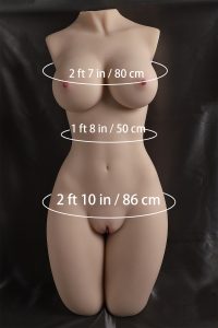 AiYuan 85cm/2ft9 51.4LB TPE Life-size Sex Doll Torso at rosemarydoll