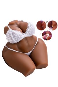 42cm/1ft5 25.3LB TPE BBW Sex Doll Torso – Alma (Brown Skin) at rosemarydoll